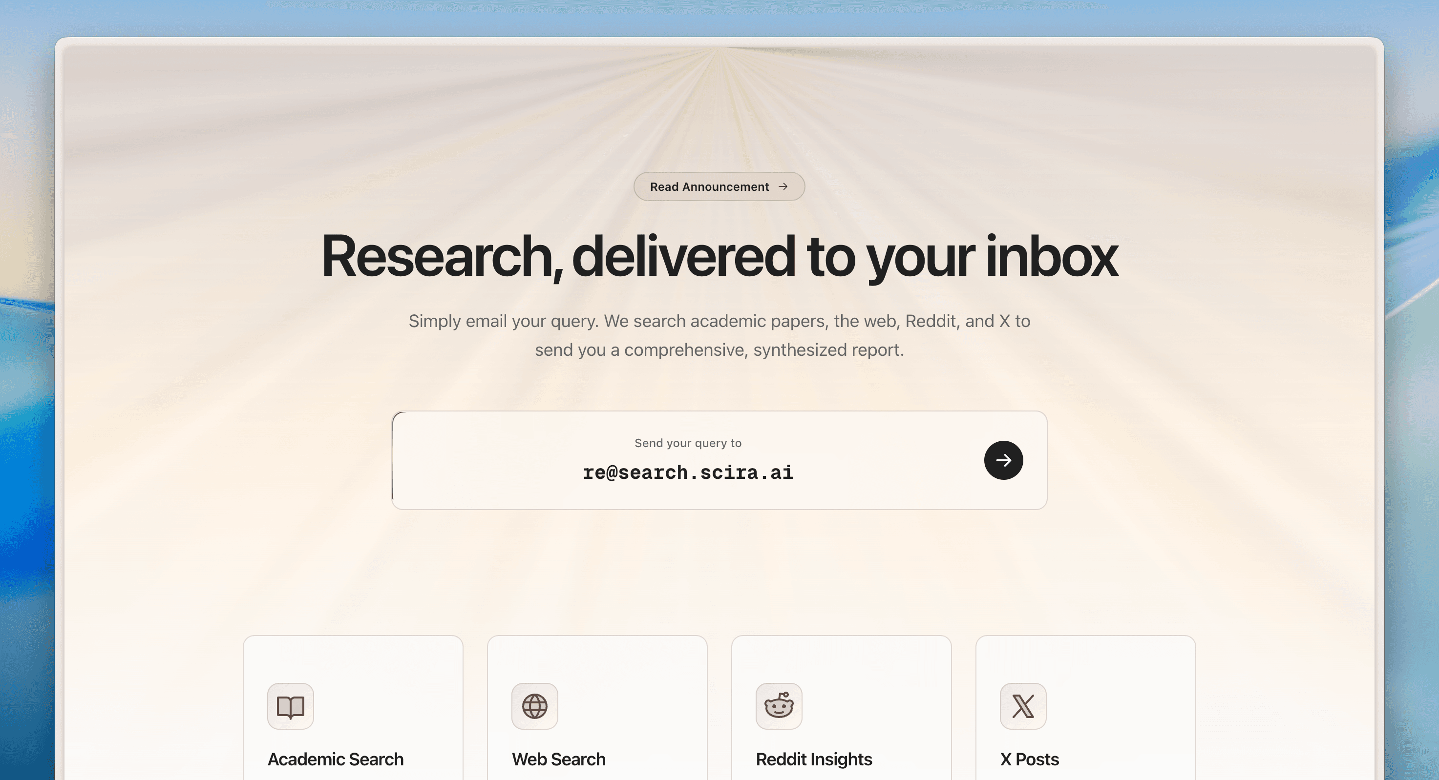 Research, delivered to your inbox